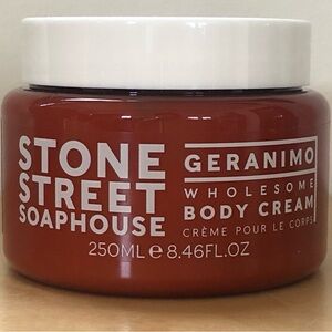 STONE STREET SOAPHOUSE Geranimo Wholesome Body Cream 250ml/8.46fl oz